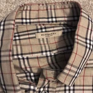 Burberry long sleeve button up